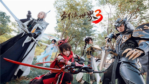 顶流coser天团助阵!《剑侠世界3》12.29不删档上线