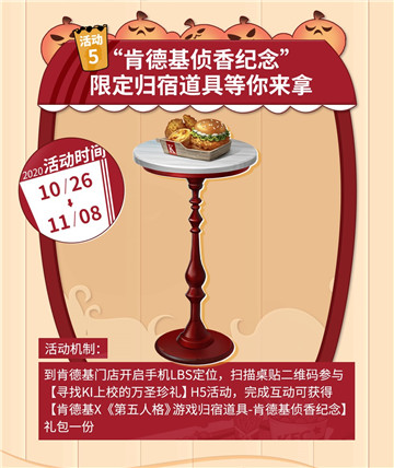 万圣“侦香”奇遇记 《第五人格》X肯德基联动套餐正式开售!