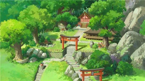 《小森生活》神社祈愿buff加持,怪力少女独闯密林~