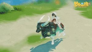 《梦幻西游三维版》限定坐骑“青牛”悠然而至,快来接收仙家祝福