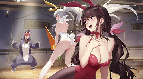 《姬魔恋战纪》两只小白兔的话剧!