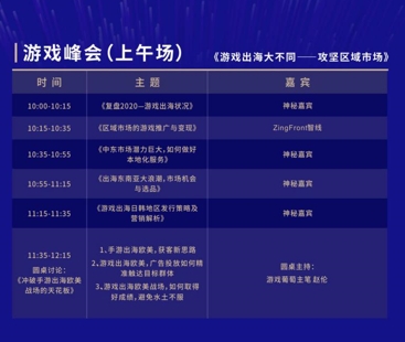 GTC2020全球流量大会 | 游戏专场细节全公布,共话出海新未来